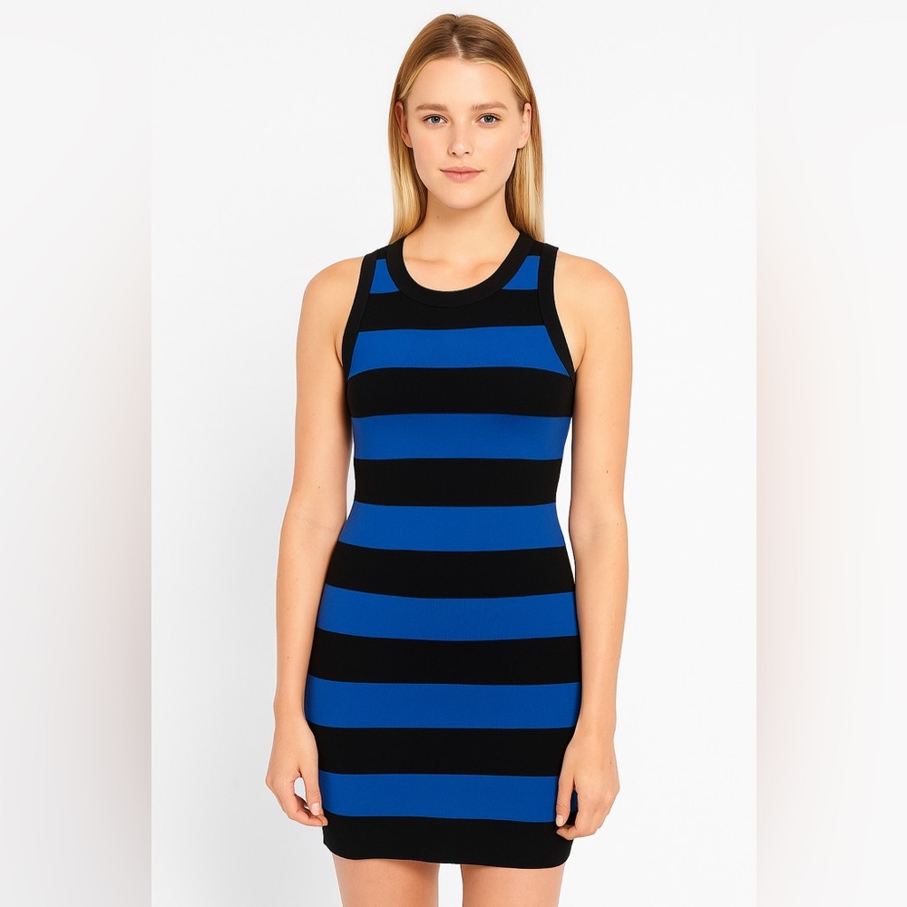 Michael Kors Blue and Black Dress